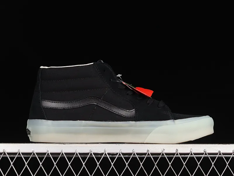 All categories Vans Vans series Vans Mid Vans China Vans SK8-Mid Vans transparent luminous black Chinese casual sneakers VN0A3WM3ABC